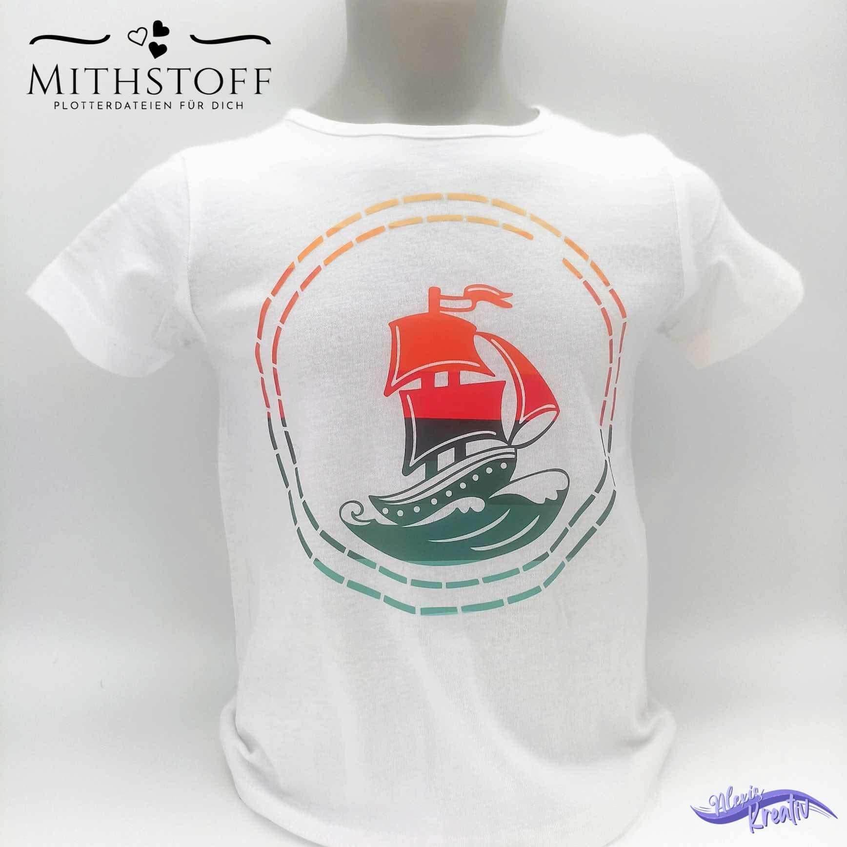 Tolle maritime Plotterdatei Sayling - 5 x Schiff - Mithstoff - PNG - DXF - SVG - Sewando
