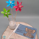 Riesiges Digipapierset Elefantenkinder - 120 Papiere & 12 Sayings, Digistamp - Sewando