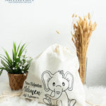 Riesiges Digipapierset Elefantenkinder - 120 Papiere & 12 Sayings, Digistamp - Sewando
