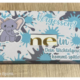 Riesiges Digipapierset Elefantenkinder - 120 Papiere & 12 Sayings, Digistamp - Sewando