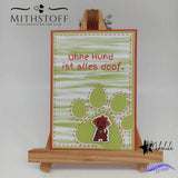 Riesiges Digipapierset Hund Schnuffel - 26 Papiere 18 Digi-Stamps und 14 Sayings - Sewando