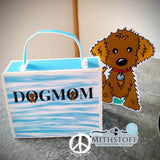 Riesiges Digipapierset Hund Schnuffel - 26 Papiere 18 Digi-Stamps und 14 Sayings - Sewando