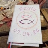 Stickdatei Kirche Taufe Gotteslob Kommunion 509/2 Maschinenstickerei Fisch - Sewando