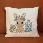 Stickdatei Hase 2 mit Blumen Set 2513 - Sewando