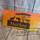 Plotterdatei - Savanne - Tiere - Afrika - SVG - DXF - PNG - Datei - Sewando