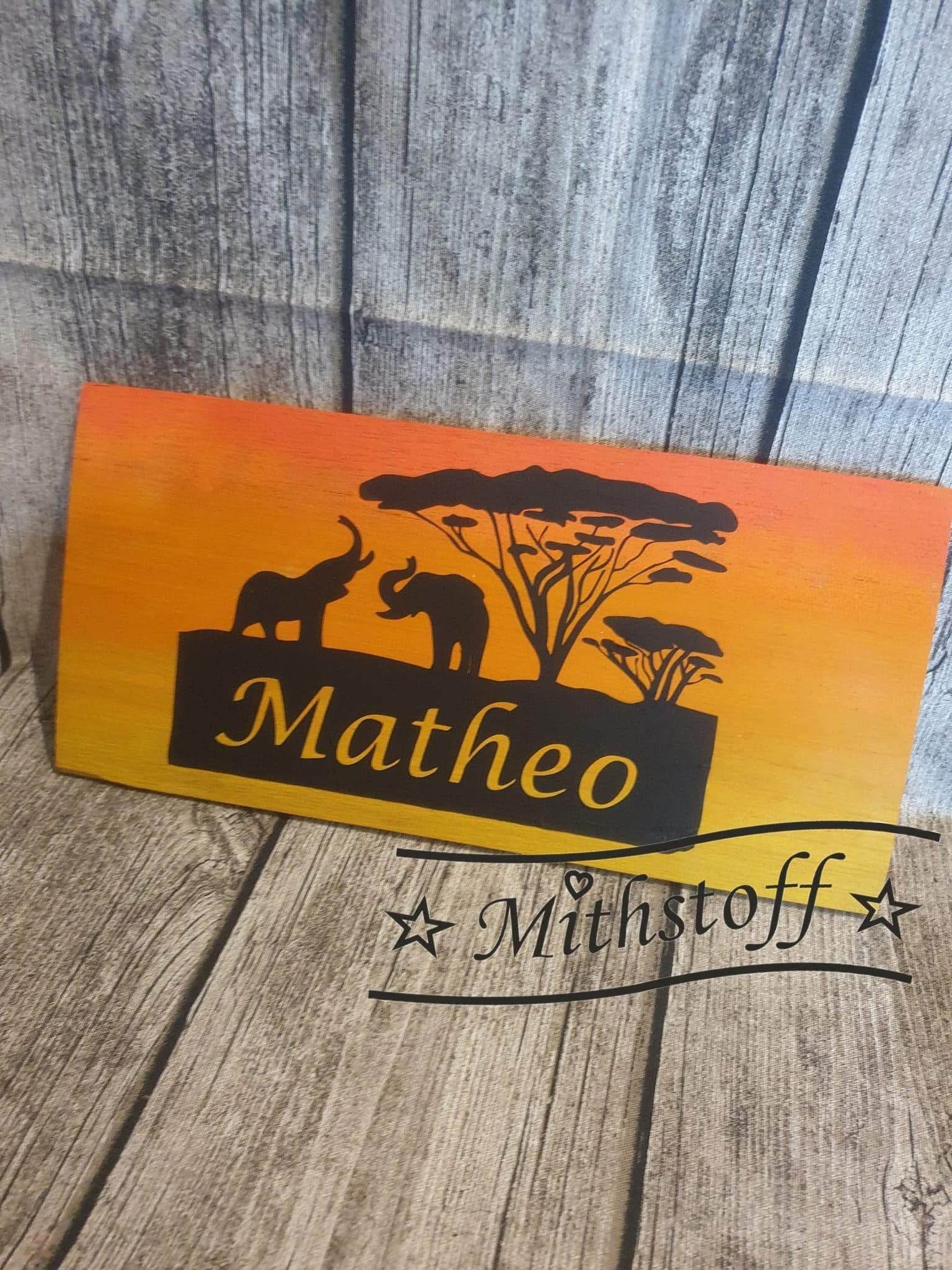 Plotterdatei - Savanne - Tiere - Afrika - SVG - DXF - PNG - Datei - Sewando