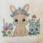 Stickdatei Hase 2 mit Blumen Set 2513 - Sewando