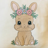 Stickdatei Hase 1 mit Blumen Set 2513 - Sewando