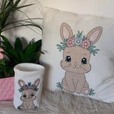 Stickdatei Hase 1 mit Blumen Set 2513 - Sewando