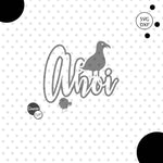 Plotterdatei Möwe svg dxf - Sewando