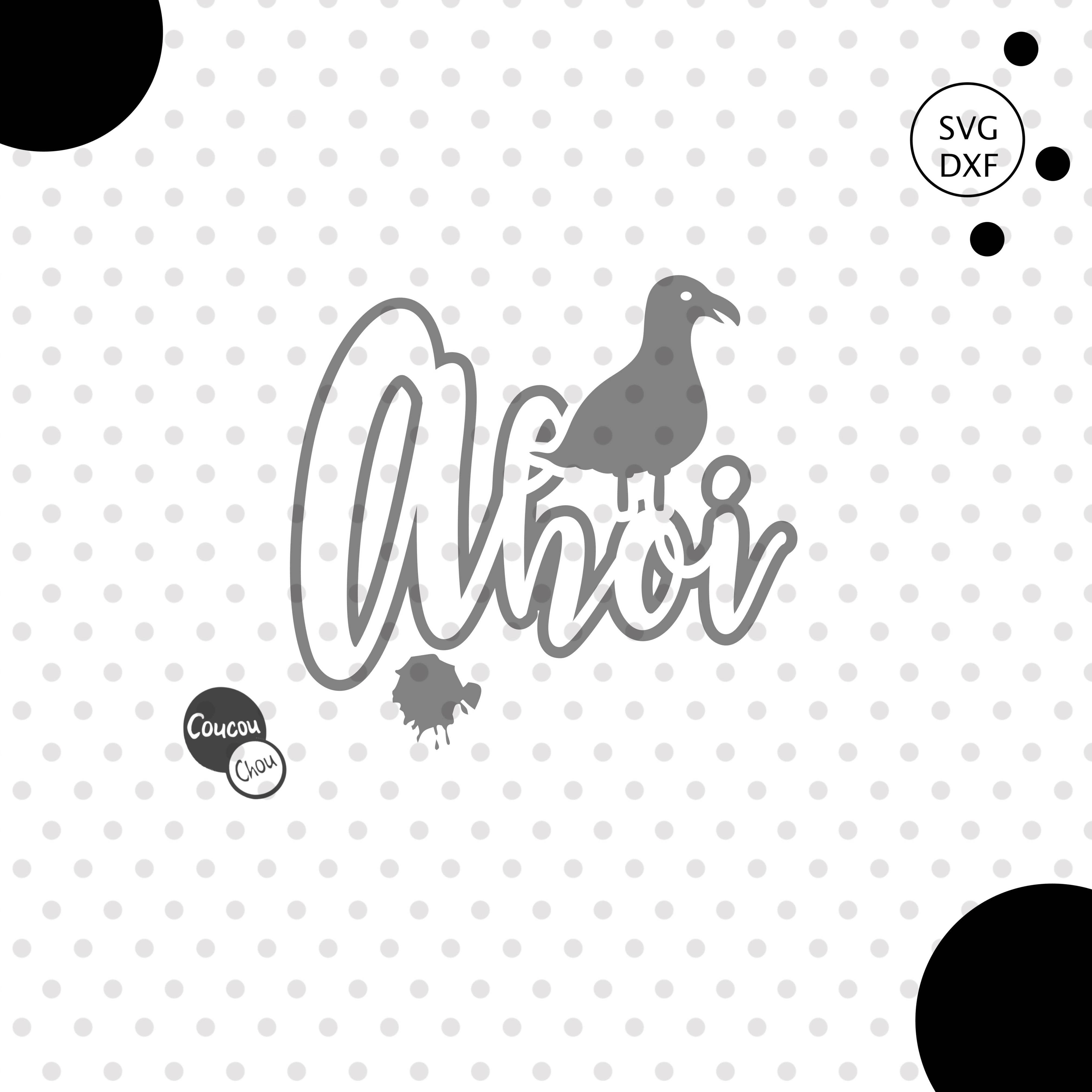 Plotterdatei Möwe svg dxf - Sewando