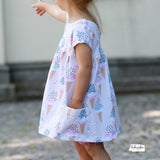Schnittmuster Crossover Dress - Kleid BEAMER Version - Gr. 56 - 164 - Sewando