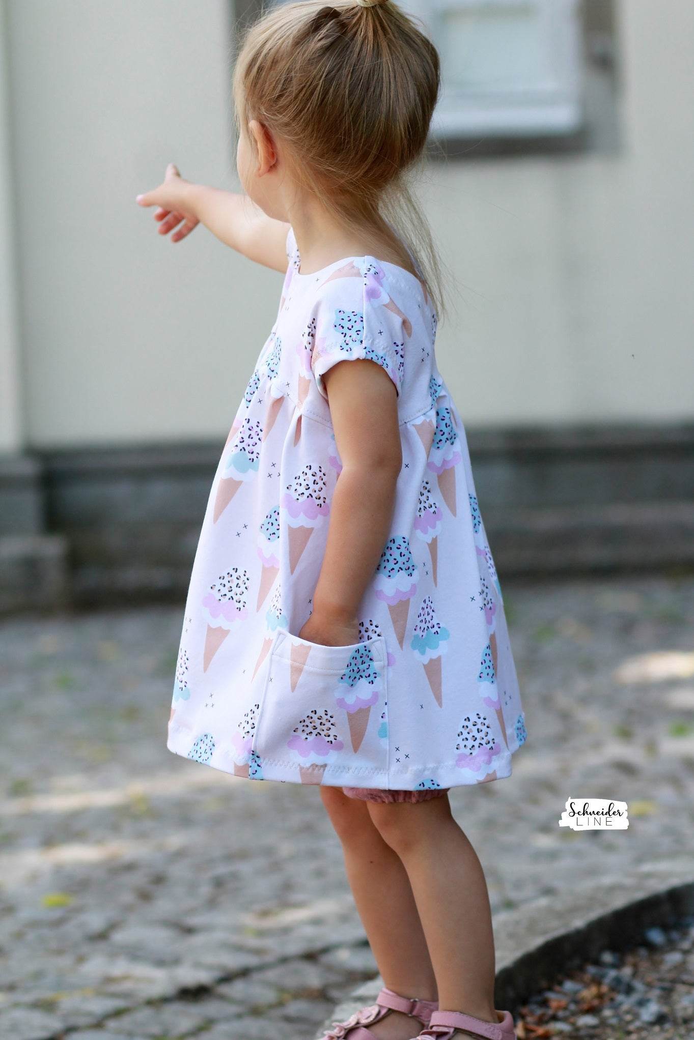 Schnittmuster Crossover Dress - Kleid BEAMER Version - Gr. 56 - 164 - Sewando