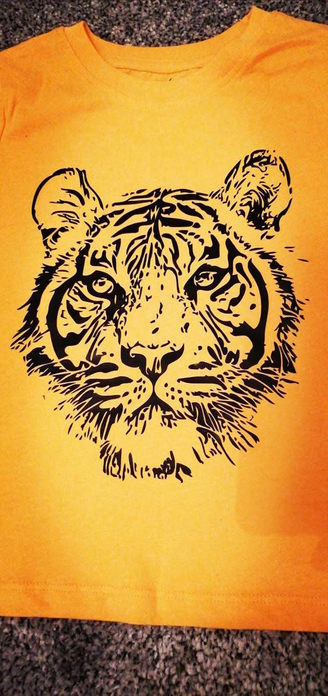 Plotterdatei - Tiger - cool - SVG - DXF - PNG - Jpeg - Datei - Sewando