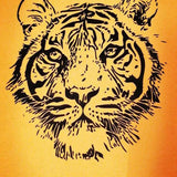 Plotterdatei - Tiger - cool - SVG - DXF - PNG - Jpeg - Datei - Sewando