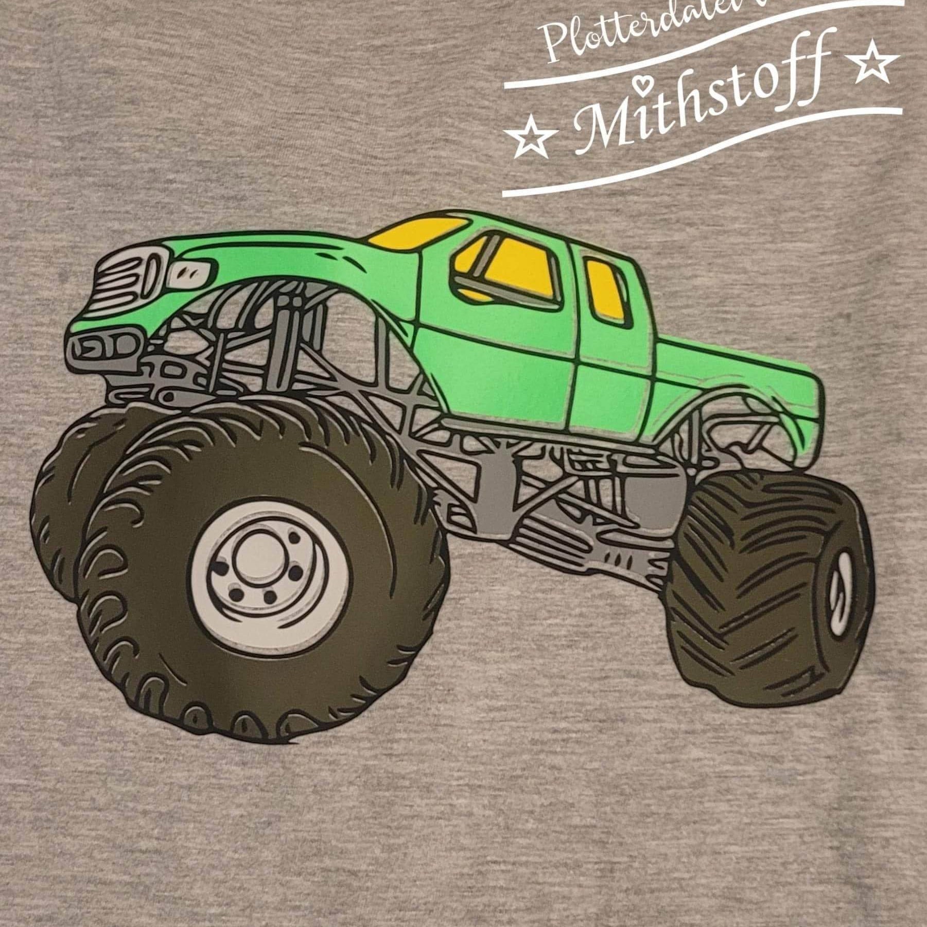 Plotterdatei - MonsterTruck - SVG - DXF - Datei - PNG - JPEG - Sewando