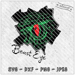 Plotterdatei - Beast Eye - SVG - DXF - Datei - Sewando