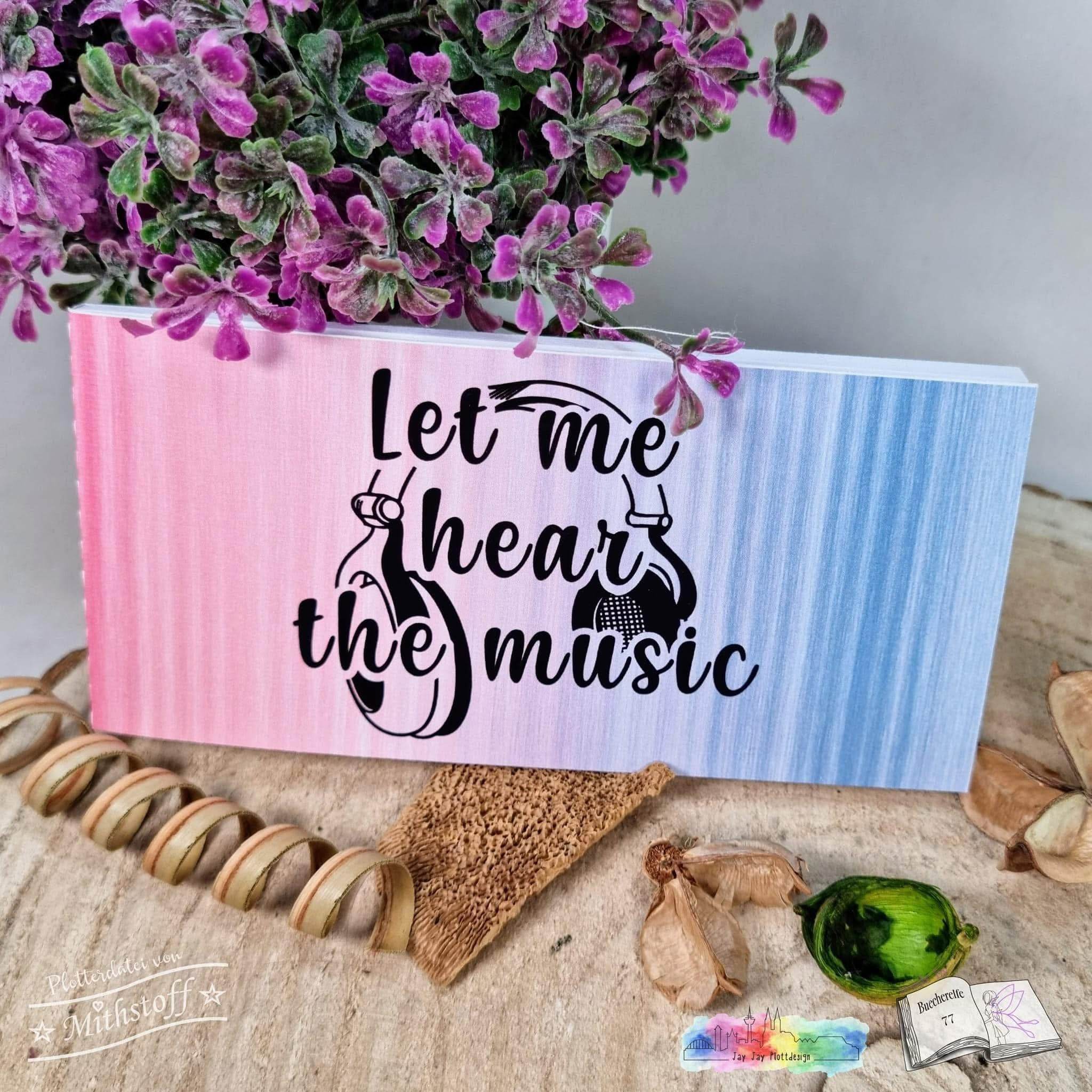 Plotterdatei SVG Kopfhörer can you hear the music - Sewando