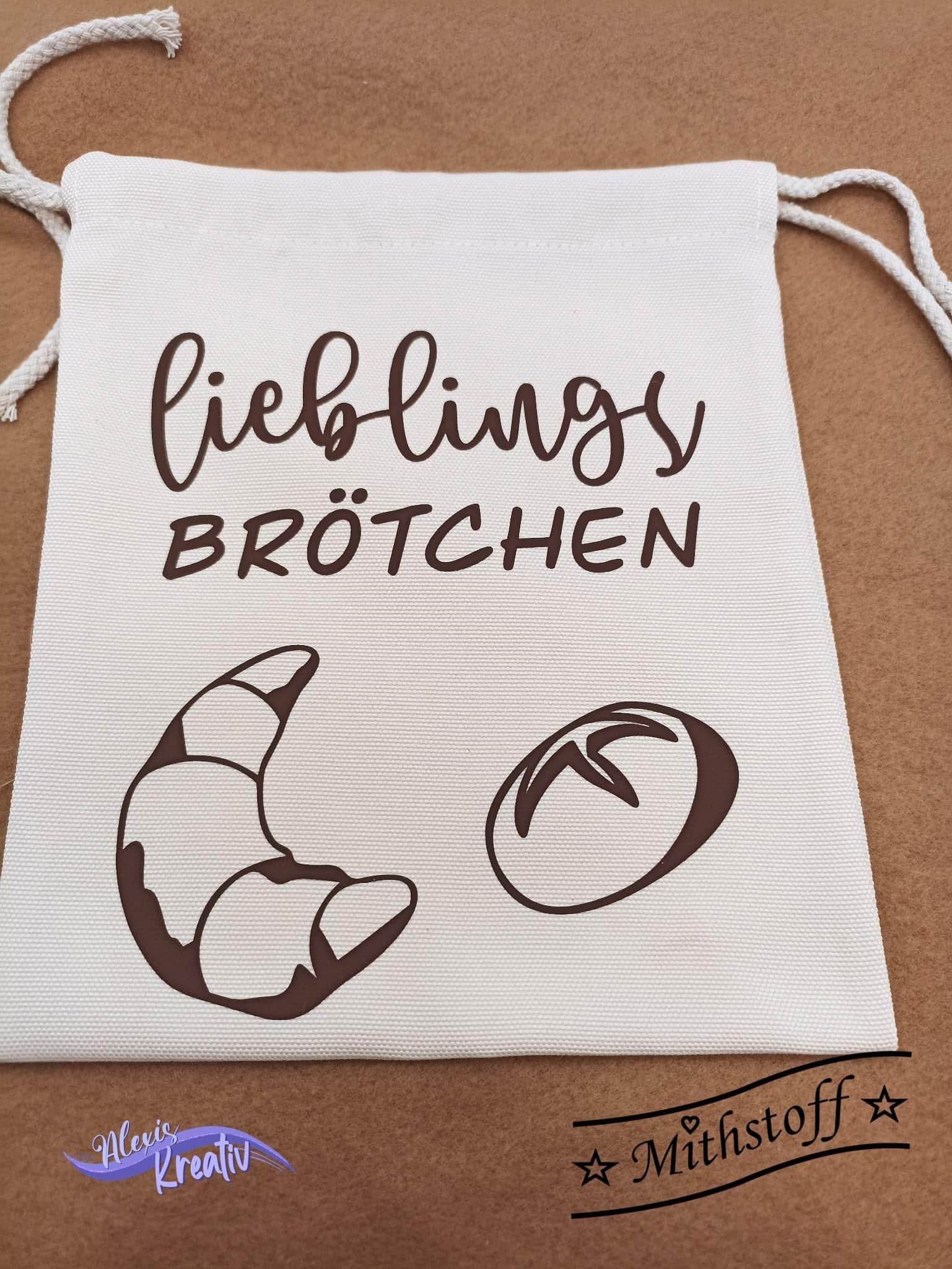 Plotterdatei - Brotbeutel - Brötchen - Inkl. 24 Sayings - SVG - DXF - PNG - JPEG - Sewando