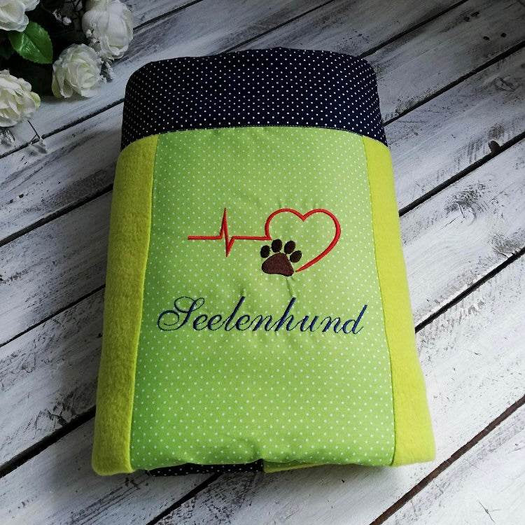 Stickdatei Hund Pfote Herz Herzlinie 479 - Sewando