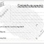 Plotterdatei - Daumenabdruck - Daumen - Fingerprint - SVG - DXF - Dedektiv - Sewando