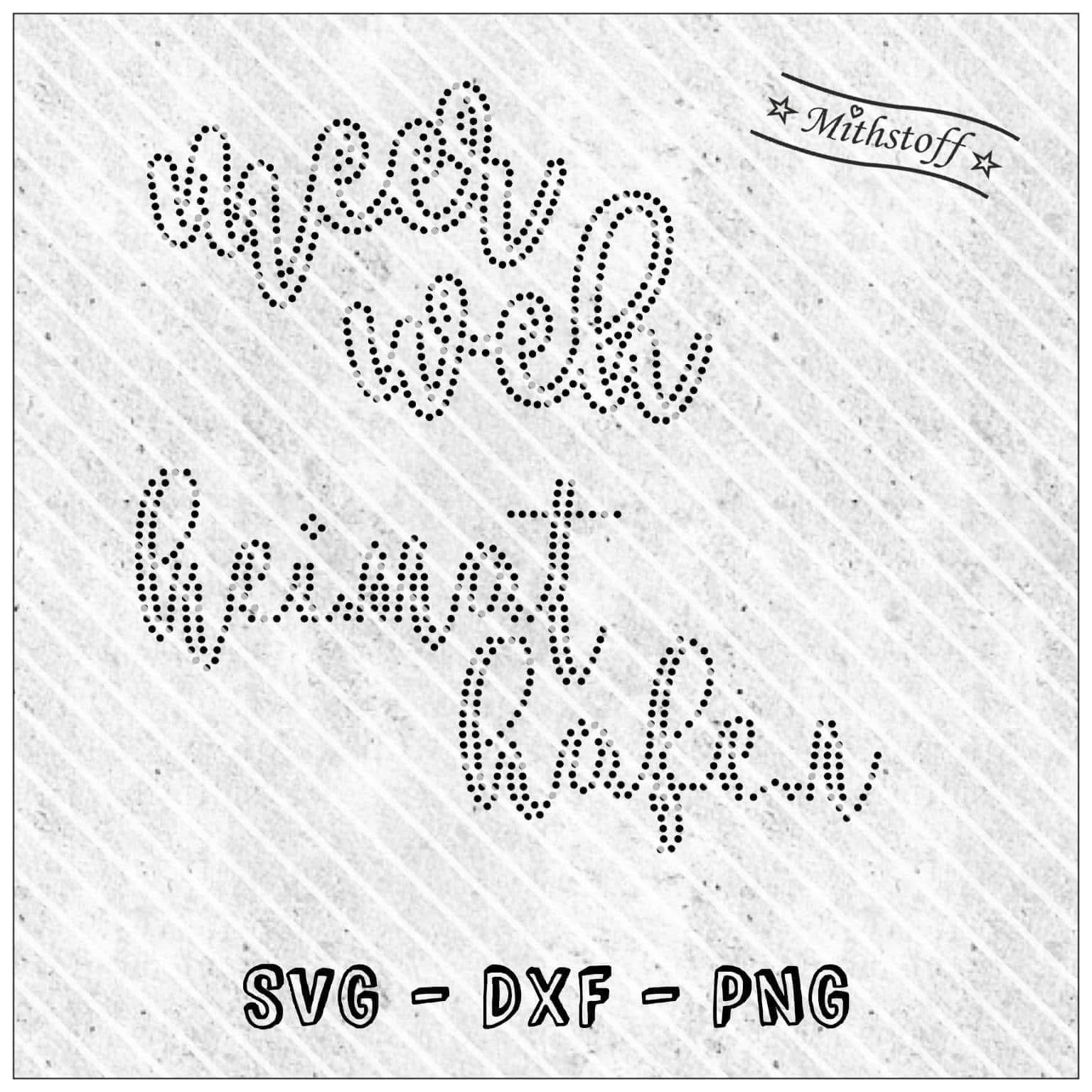 Plotterdatei - Strass - Anker - SVG - DXF - Sewando