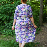 Schnittmuster Still-Kleid Pflaume Gr. 36-44