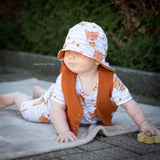 Sonnenhut JOJO Schnittmuster / für Jersey in Baby & Kids Größen - Sewando