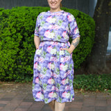 Schnittmuster Still-Kleid Pflaume Gr. 36-44