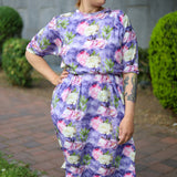 Schnittmuster Still-Kleid Pflaume Gr. 36-44