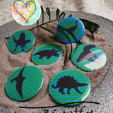 Plotterdatei - Dinosaurier - Dino - cool - SVG - DXF - PNG - Jpeg - Kreis - Datei - Triceratops - T-Rex - Pteranodon