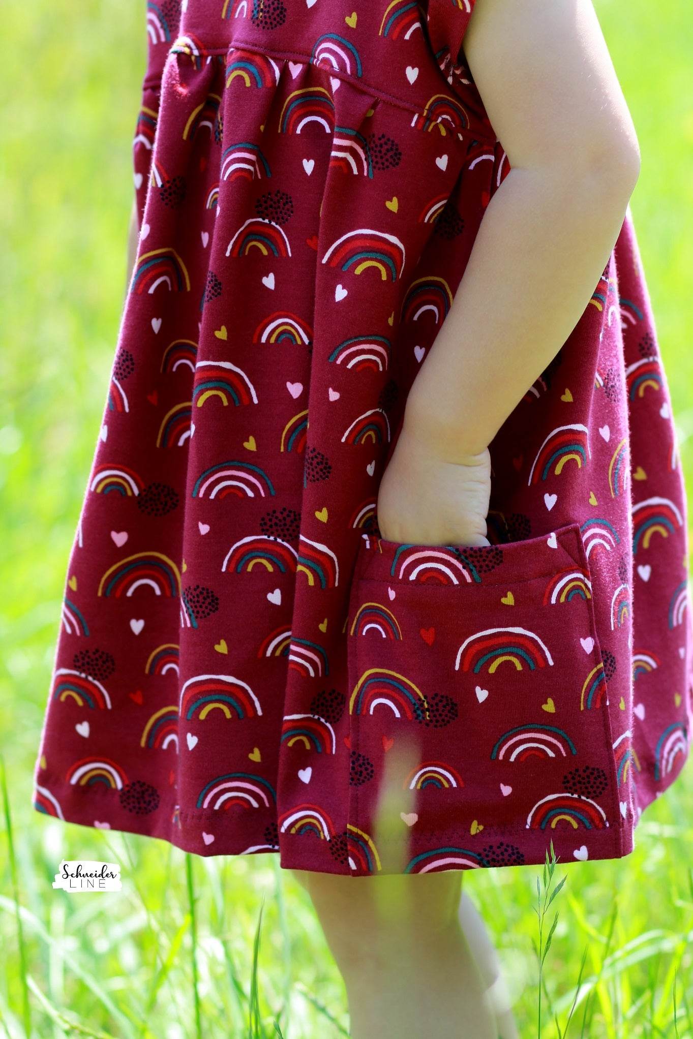 Schnittmuster Crossover Dress - Kleid BEAMER Version - Gr. 56 - 164 - Sewando