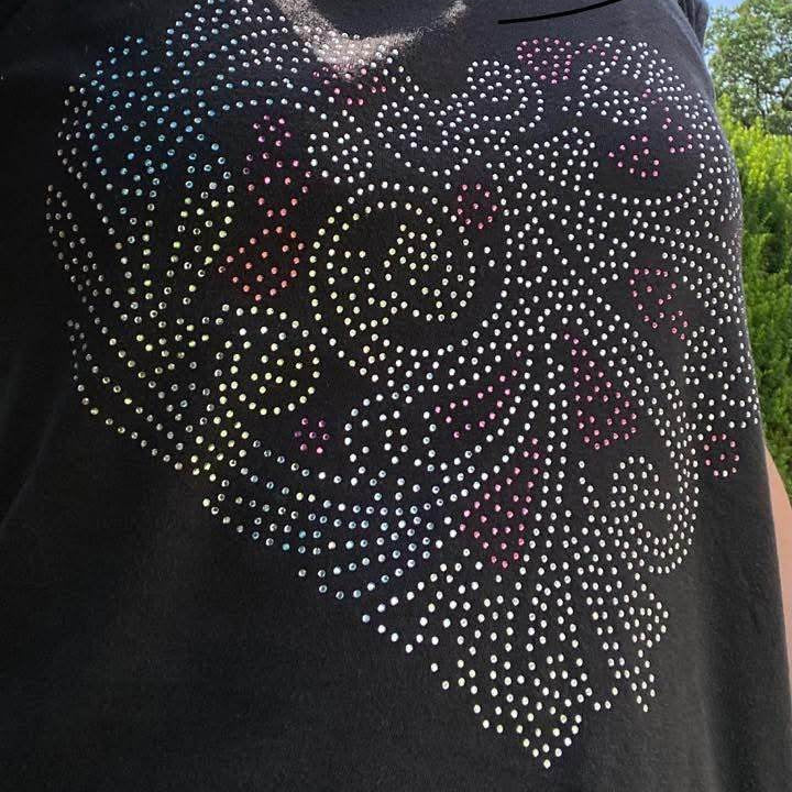 Plotterdatei - Strassherz - Strass - SVG - DXF - Datei - Herz - Liebe - Sewando