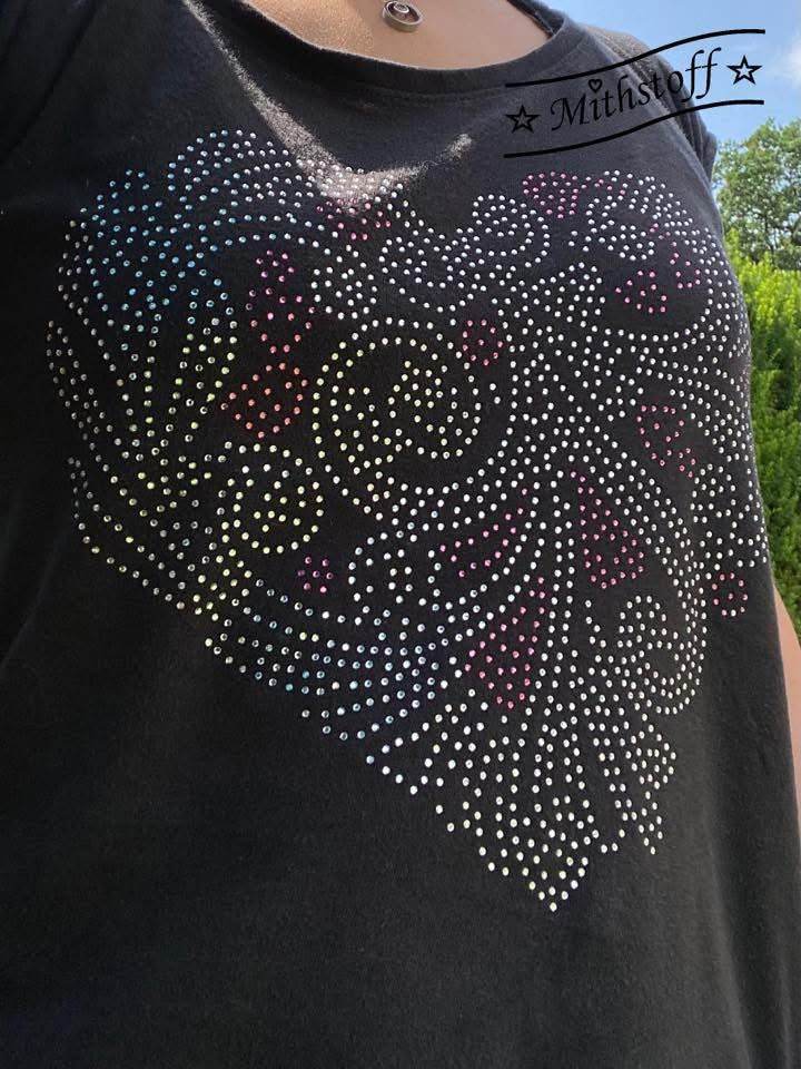 Plotterdatei - Strassherz - Strass - SVG - DXF - Datei - Herz - Liebe - Sewando