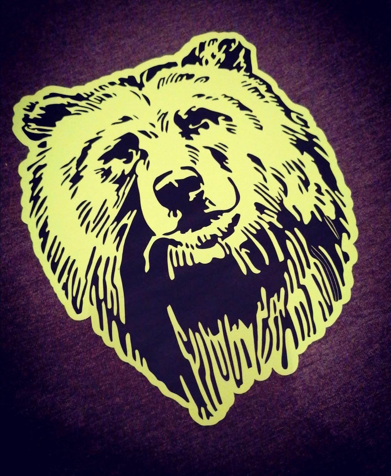 Datei - Bär - Braunbär - Grizzly - Baer - SVG - PNG - DXF - Jpeg - Wildnis - Sewando