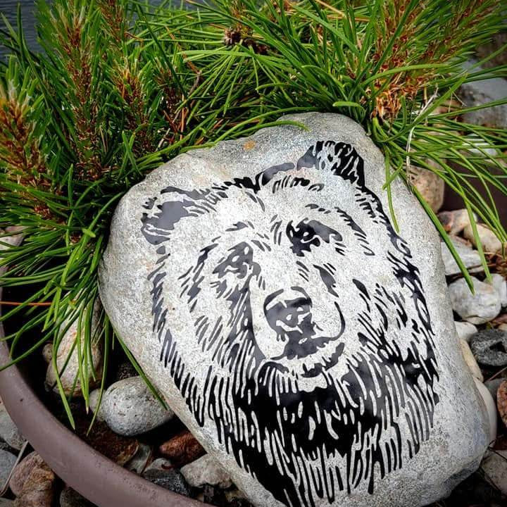 Datei - Bär - Braunbär - Grizzly - Baer - SVG - PNG - DXF - Jpeg - Wildnis - Sewando