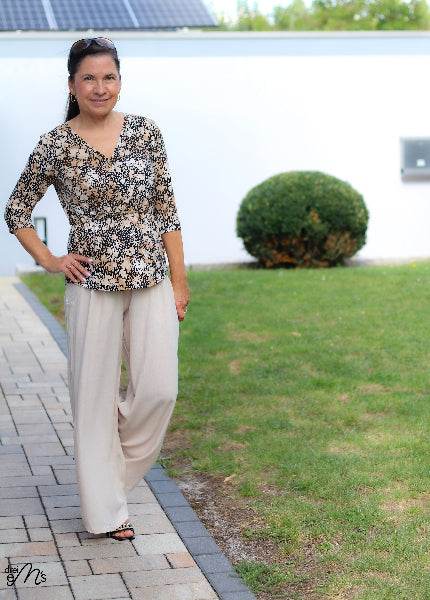 BUNDLE Schnittmuster PDF Ebook Shirt ARNARA Gr. 34-54 + Hose ERICE Gr. 32-56 - Sewando