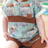 Schnittmuster Shirt Schnuffel Mini Gr. 56-110 - Sewando