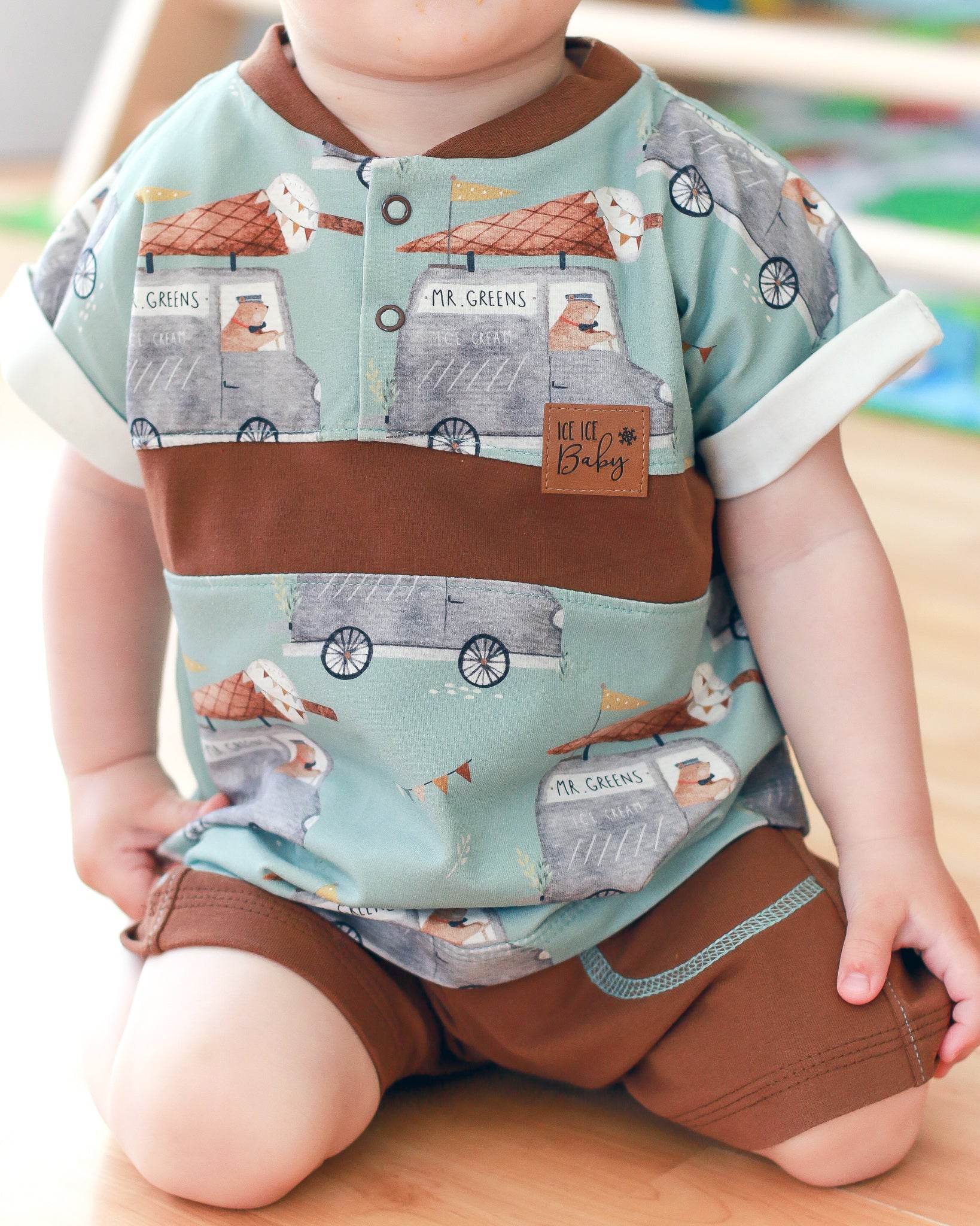 Schnittmuster Shirt Schnuffel Mini Gr. 56-110 - Sewando