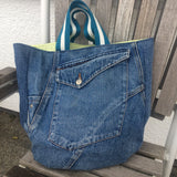 Taschen Ebook Violetta Tasche Handtasche Shopper Einkaufsbeutel Einkaufstasche  Nähanleitung Upcycling