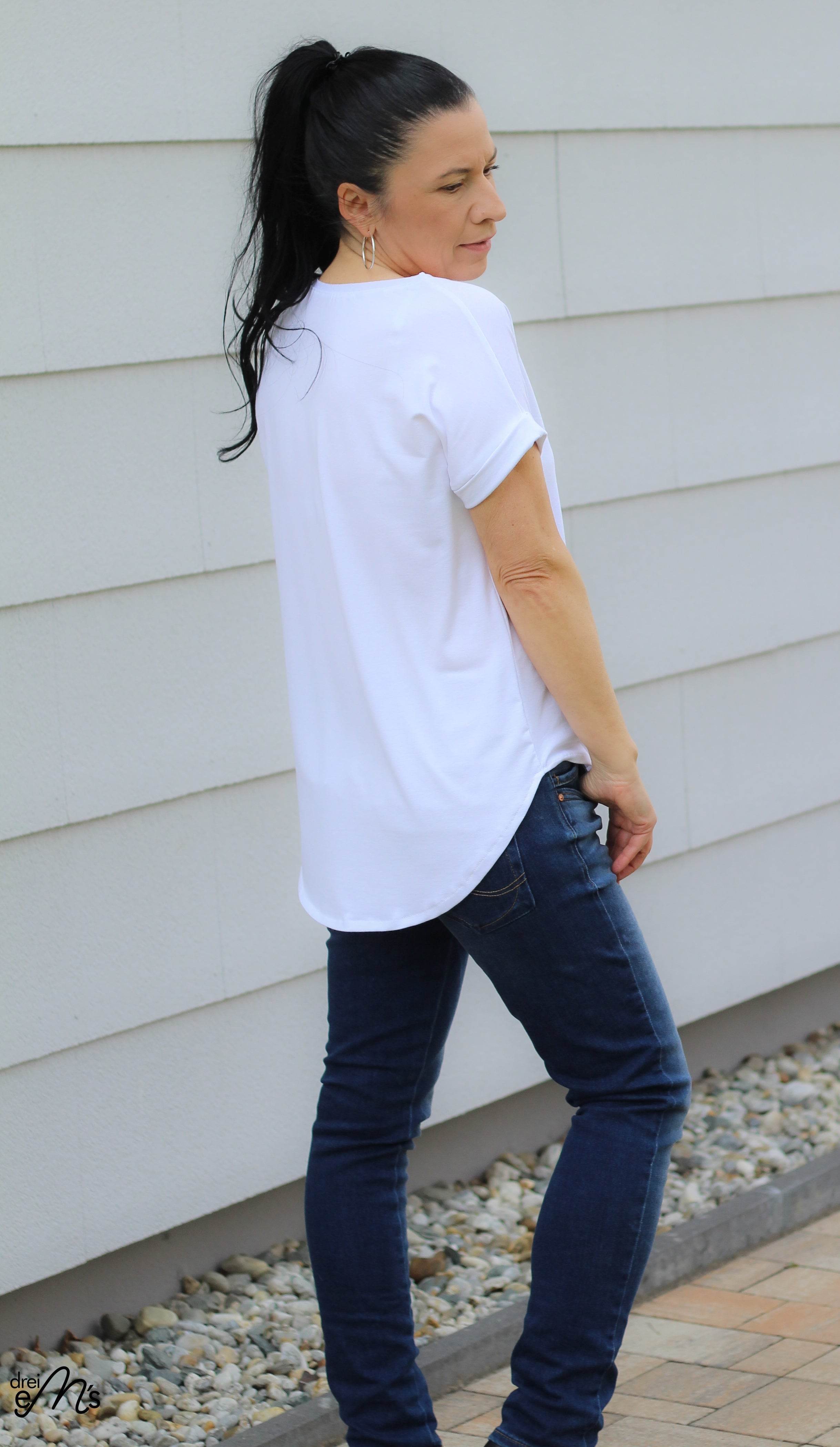 Schnittmuster Shirt ALBORI Gr. 32-56 + gratis Plotterdatei : - Sewando
