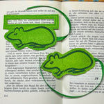 5x Stickdatei Leseratte Lesehilfe ITH und Satinstick - Sewando