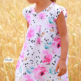 Schnittmuster Crossover Dress - Kleid BEAMER Version - Gr. 56 - 164 - Sewando
