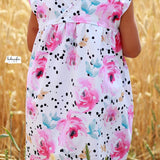 Schnittmuster Crossover Dress - Kleid BEAMER Version - Gr. 56 - 164 - Sewando