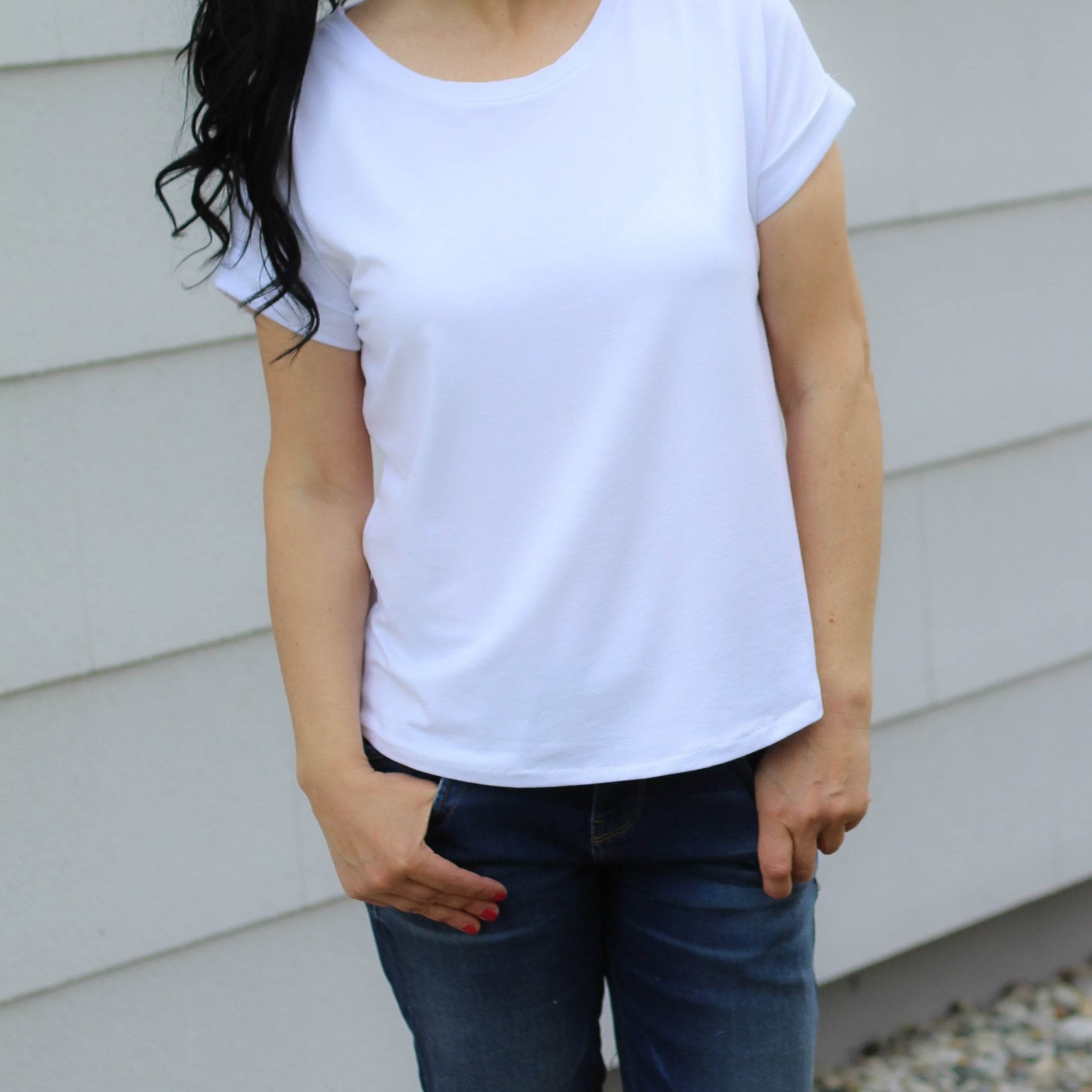 Schnittmuster Shirt ALBORI Gr. 32-56 + gratis Plotterdatei : - Sewando