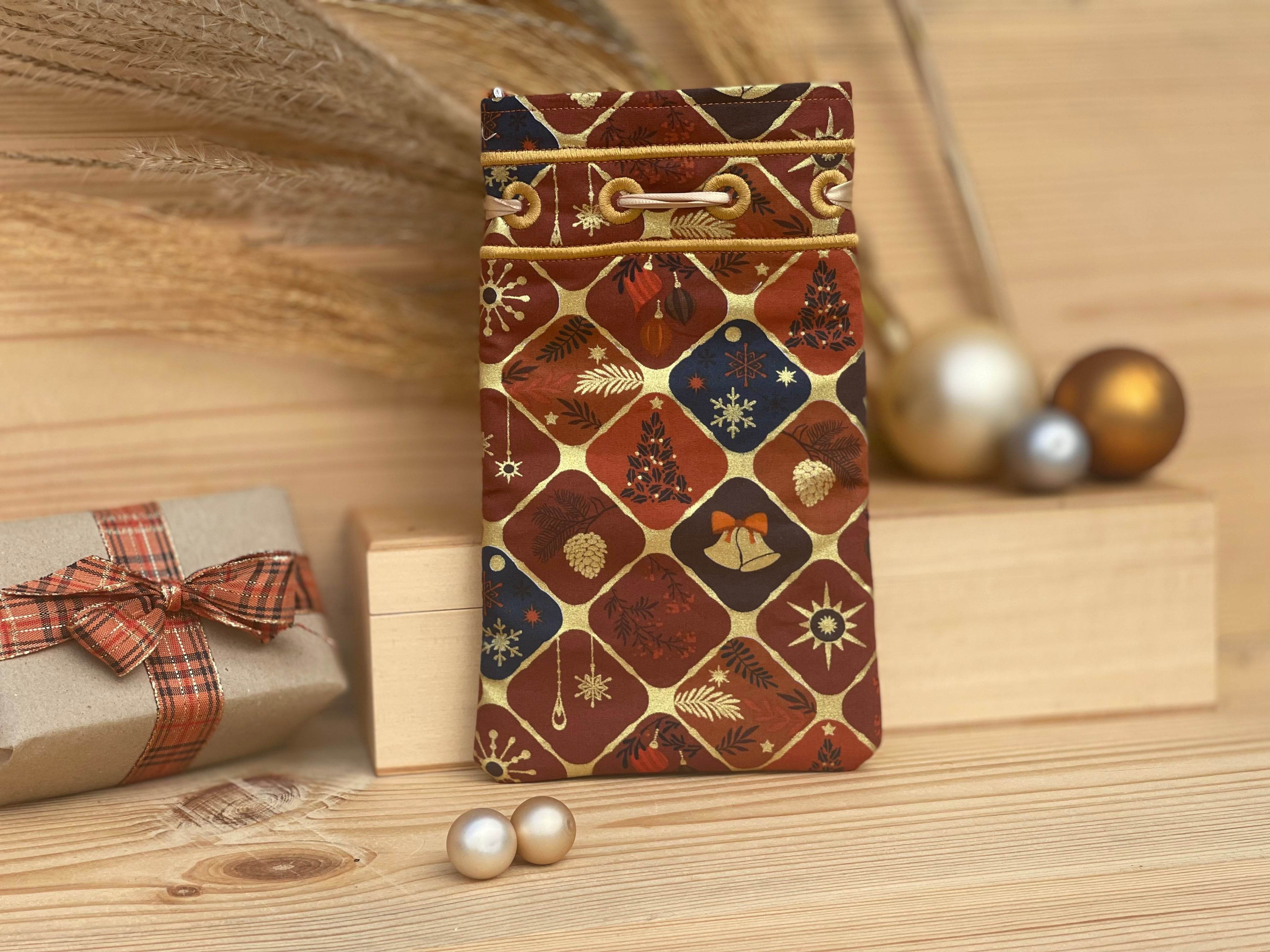 Stickdatei Geschenkbeutel in 15x24, ITH Beutel “Wrap” mit Innenfutter - Sewando