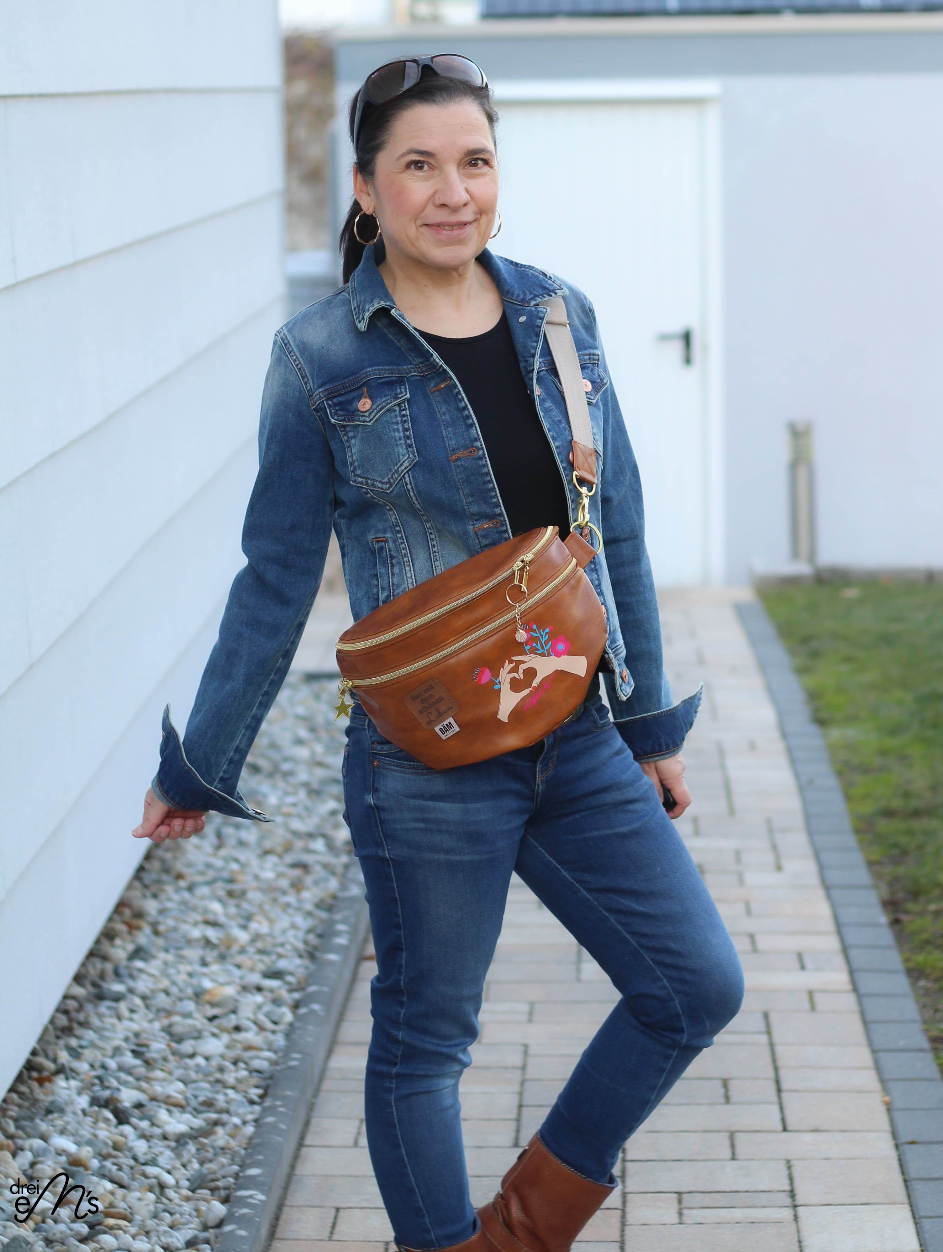 Schnittmuster Crossbag FannyPack SUTRI + Videoanleitung : - Sewando