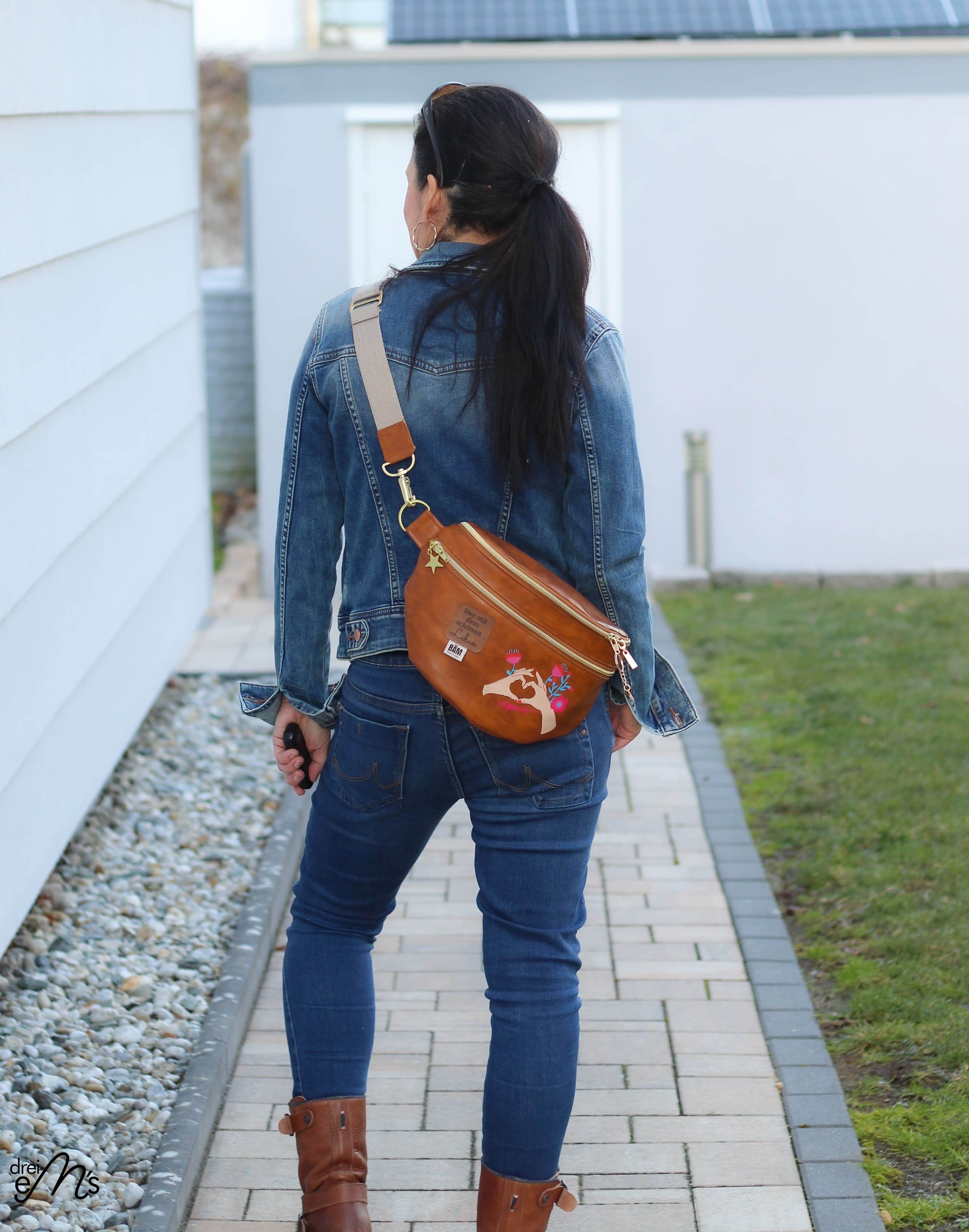 Schnittmuster Crossbag FannyPack SUTRI + Videoanleitung : - Sewando