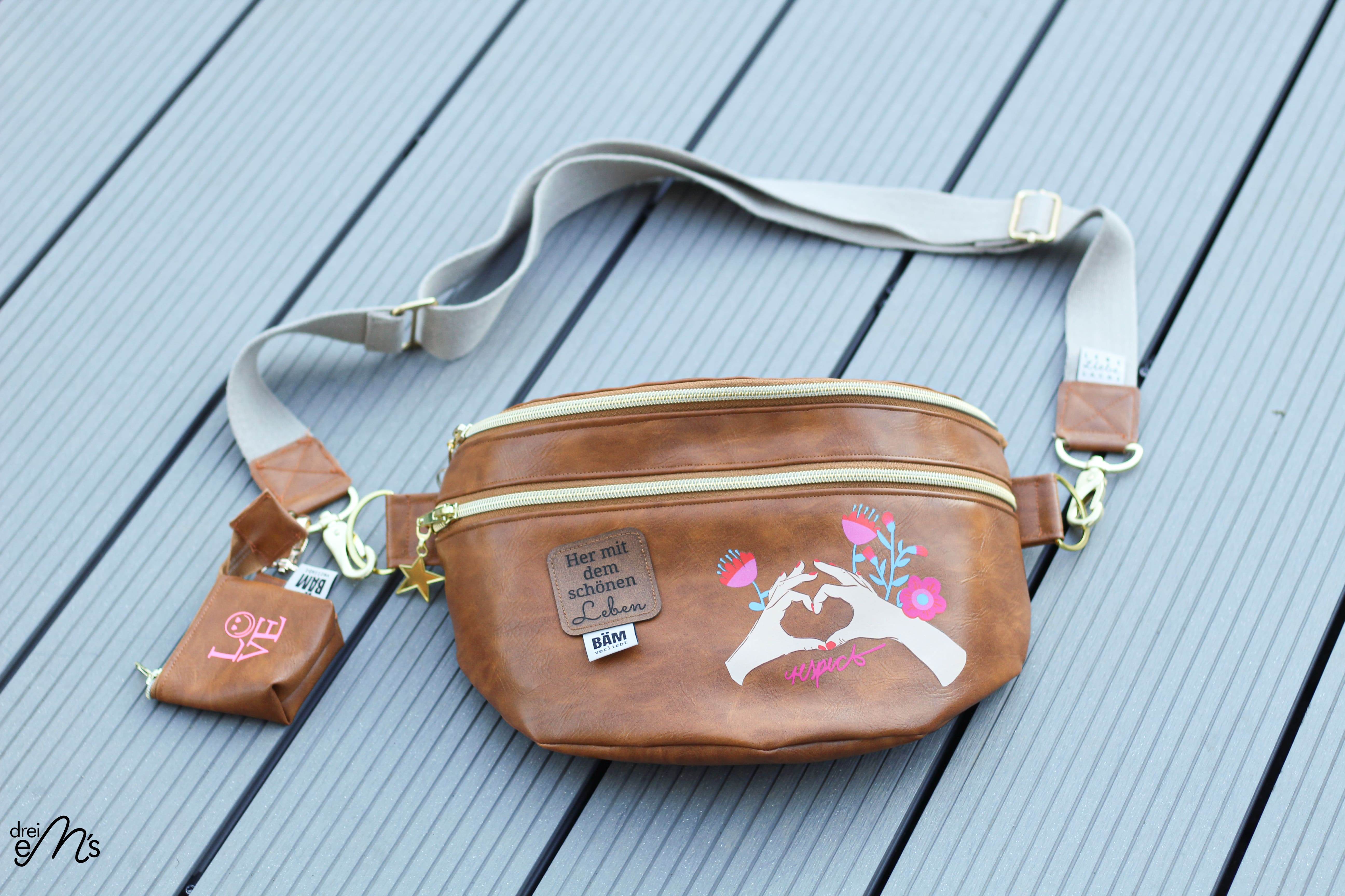 Schnittmuster Crossbag FannyPack SUTRI + Videoanleitung : - Sewando