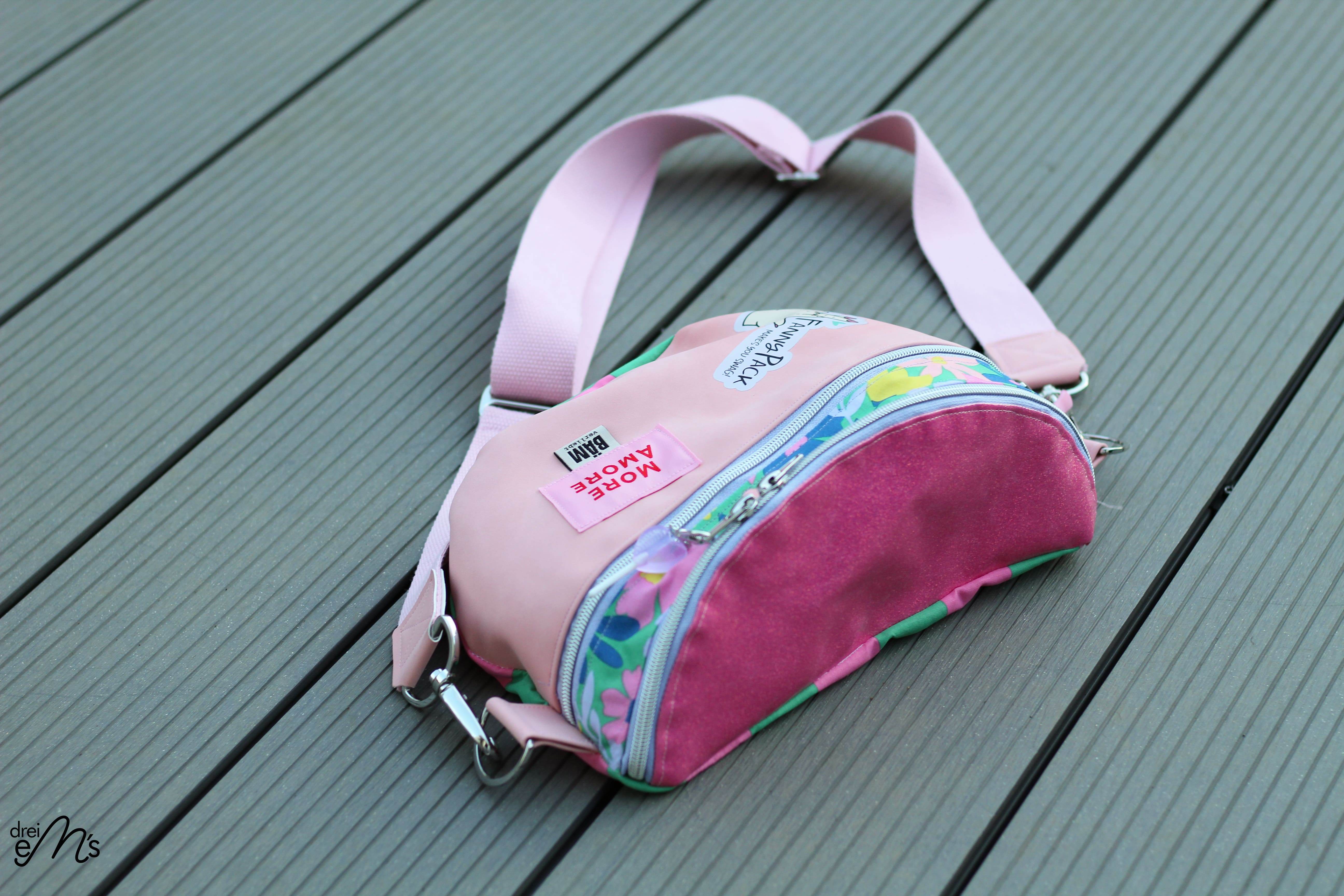 Schnittmuster Crossbag FannyPack SUTRI + Videoanleitung : - Sewando